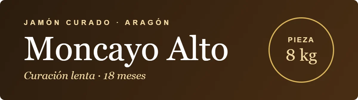Etiquetas para carne en Aragón: diseño de etiqueta para jamón curado