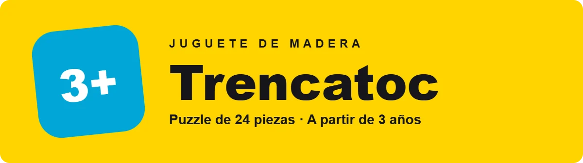 Diseño de etiqueta para juguete de madera