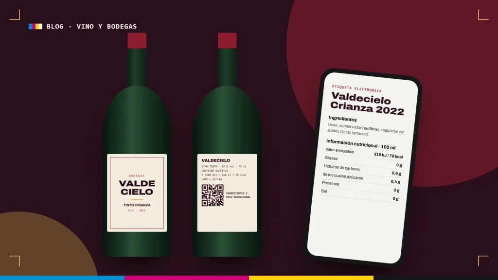 Etiquetado del vino: qué es obligatorio en la botella y qué puede ir en el QR